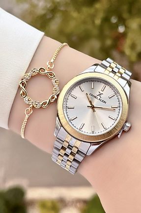ساعت مچی طلائی زنانه 31-35 میلی متر Daniel Klein - کد 752366977