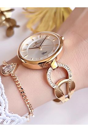 ساعت مچی طلائی زنانه 31-35 میلی متر Revello - کد 376930323