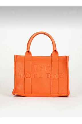 کیف دوشی نارنجی زنانه چرم مصنوعی کد 752450747