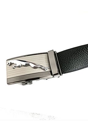 کمربند مشکی مردانه چرم خالص AKSESUARIM - کد 752511458