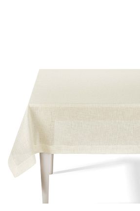 رومیزی بژ کتان The Mia - کد 752400222