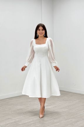 لباس مجلسی سفید زنانه کد 752665418