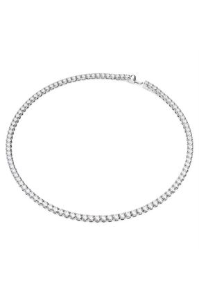 گردنبند جواهر سفید زنانه کد 752687674