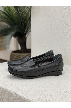 کفش کژوال مشکی زنانه چرم خالص Forelli - کد 752968533