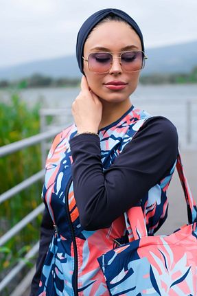 کلاه شنا سرمه ای زنانه Minel - کد 751240001