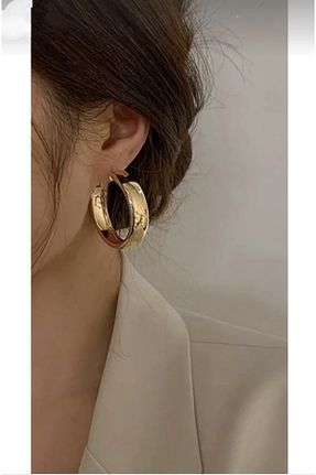 گوشواره جواهر طلائی برنجی monalisatoka - کد 751297785
