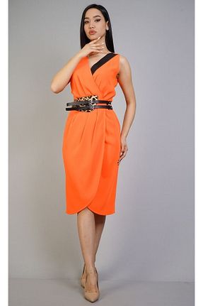 لباس نارنجی زنانه بافتنی DOJERY - کد 746036160