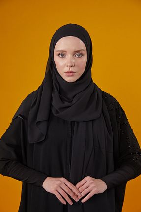 شال مشکی زنانه شیفون Differenza - کد 751503388