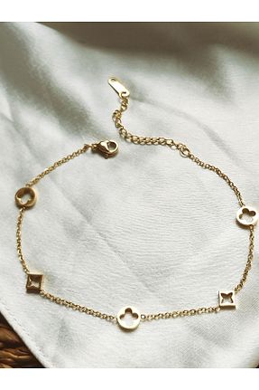 خلخال جواهر طلائی زنانه استیل (فولاد) lolajewelry - کد 751777439