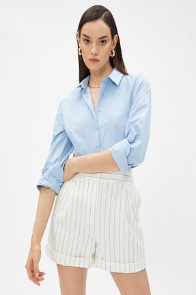 پیراهن آبی زنانه رگولار Koton - کد 695648215