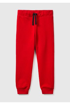 شلوار کرمگن قرمز بچه گانه رگولار United Colors of Benetton - کد 751917826