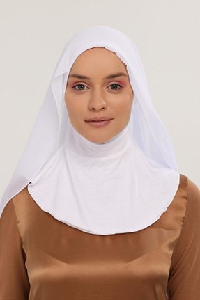 شال سفید زنانه شیفون Altobeh - کد 752053044