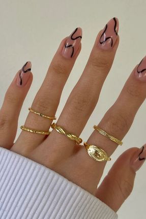 انگشتر جواهر طلائی زنانه پوشش زاماک کد 752342388