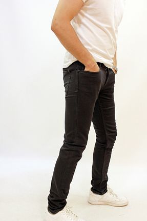 شلوار جین طوسی مردانه پاچه تنگ Twister Jeans - کد 752353911