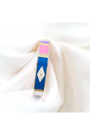 دستبند استیل (فولاد) رنگی زنانه استیل (فولاد) nilüfer takı tasarım - کد 752673351