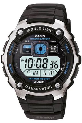 ساعت مچی سفید مردانه 46-50 میلی متر Casio - کد 752736198
