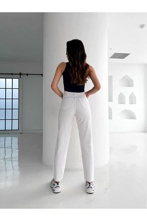 شلوار جین سفید زنانه پاچه ساده Viola Black Jeans - کد 752857558