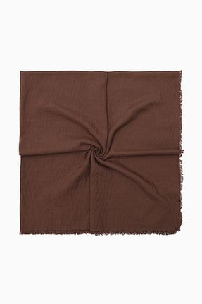 روسری سرمه ای %100 پنبه FİVESCARF - کد 635882761