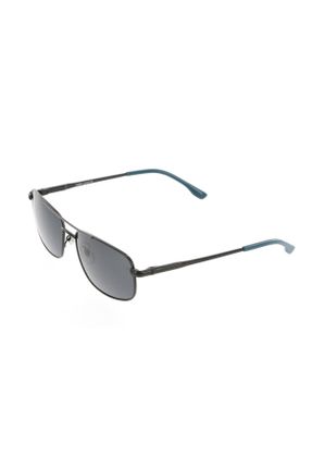 عینک آفتابی مشکی مردانه 59 پلاریزه فلزی هندسی کد 752972465