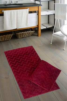 پادری حمام زرشکی 60 x 100 ALANUR - کد 753046159