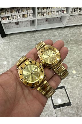 ساعت مچی طلائی زنانه 36-40 میلی متر İSTLİV - کد 74901864