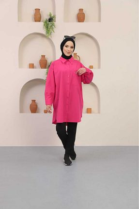 پیراهن حجاب صورتی زنانه کارگو Patika - کد 315351436