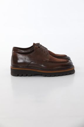 کفش کژوال قهوه ای مردانه پاشنه کوتاه ( 4 - 1 cm ) پاشنه ساده کد 753045914