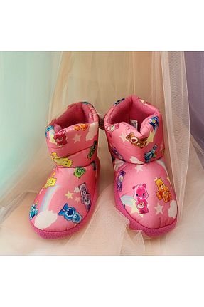پاندوف صورتی بچه گانه پارچه ای ÇOCUKLARIN HAYAL DÜNYASI - کد 753287378