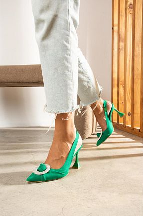 کفش مجلسی سبز زنانه چرم مصنوعی DUXAL SHOES - کد 753431977
