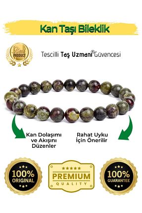 دستبند جواهر طوسی زنانه سنگ طبیعی TAŞ UZMANI - کد 753499946
