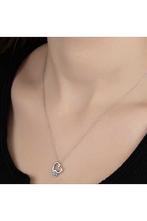 گردنبند نقره زنانه 925 عیار Aya Diamond - کد 753583760