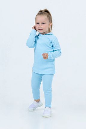 ست بالاتنه و پائین تنه آبی بچه گانه بافت Tuffy Kids - کد 753695443