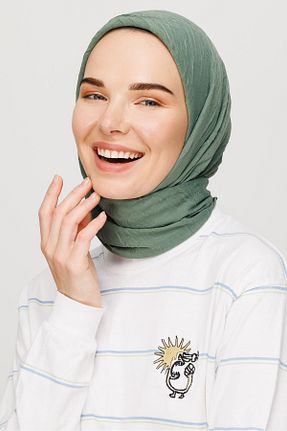 روسری سبز پنبه ای Mooncorn - کد 753737110