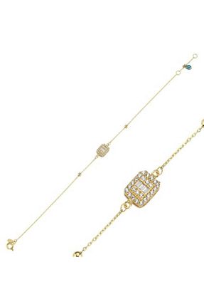 دستبند استیل (فولاد) زرد زنانه استیل (فولاد) Buqete - کد 753748903