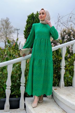 لباس سبز زنانه رگولار بافتنی کد 701937687