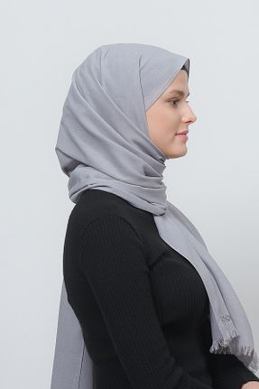 شال طوسی زنانه پنبه ای Altobeh - کد 356115155