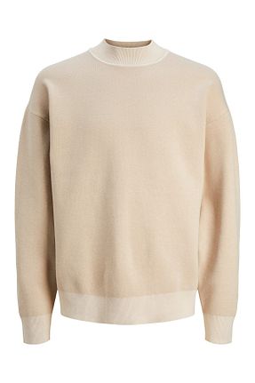 پلیور نباتی مردانه ساده Jack & Jones - کد 754250366