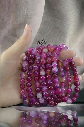 دستبند جواهر رنگی زنانه سنگ طبیعی NBS Beautiful Naturel Stones - کد 754367136