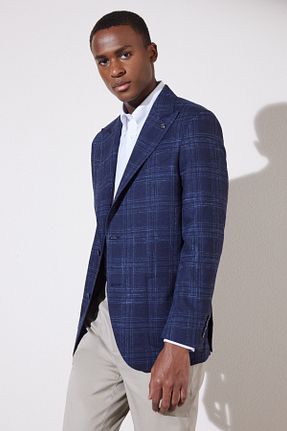 کت سرمه ای مردانه اسلیم فیت BROOKS BROTHERS - کد 754499089