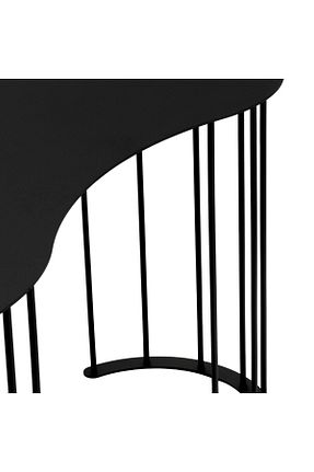 میز جلو مبلی مشکی فلزی Feroff - کد 754409237
