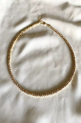 گردنبند جواهر طلائی زنانه روکش طلا gaila design - کد 754654410