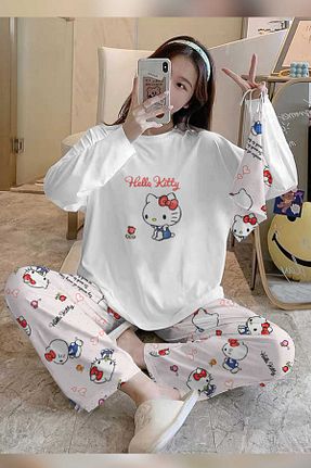 ست لباس راحتی رنگی زنانه ساده PEMBİŞ HOMEWEAR - کد 755014974