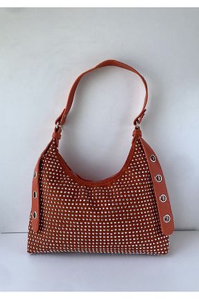 کیف دوشی نارنجی زنانه جیر ÇAKIL COLLECTİON - کد 742022509