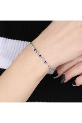 دستبند نقره زنانه 925 عیار LUCKY LİFE - کد 753533487