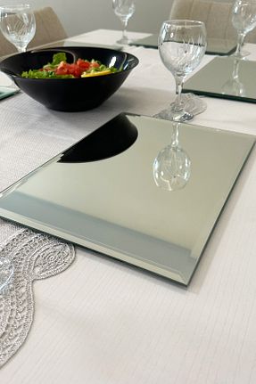 سرویس آمریکائی طوسی مستطیل Decorita - کد 753726724