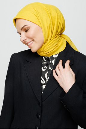 روسری نارنجی پنبه ای Mooncorn - کد 753737087