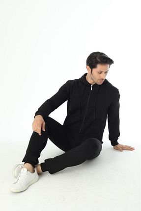 ست گرمکن مشکی مردانه پاچه کش دار Genel Markalar - کد 753819119