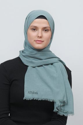 شال آبی زنانه پنبه ای Altobeh - کد 356116418