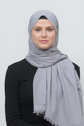 شال طوسی زنانه پنبه ای Altobeh - کد 356115155