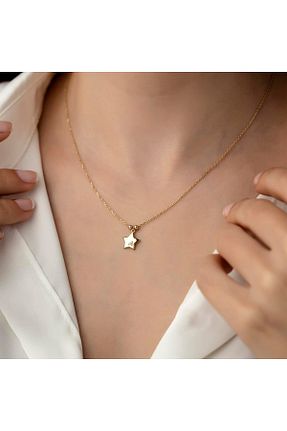 گردنبند طلا زرد زنانه 14 عیار HEMS JEWELLERY - کد 754230406